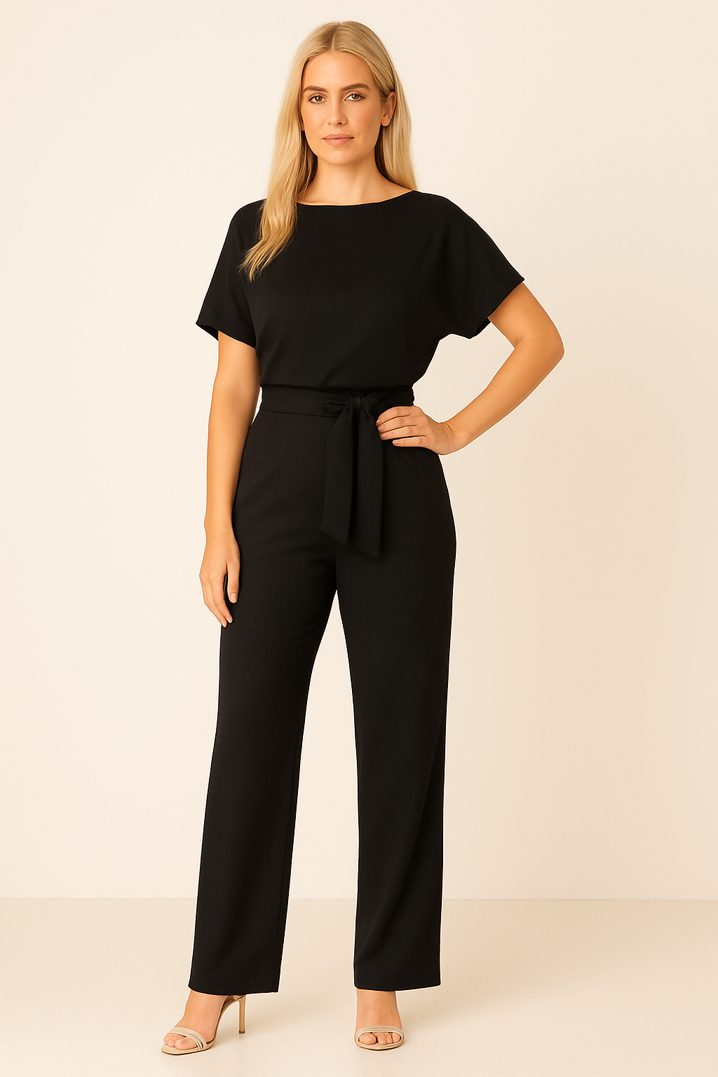 Ashford | Jules Womens Simple And Chic Jumpsuit