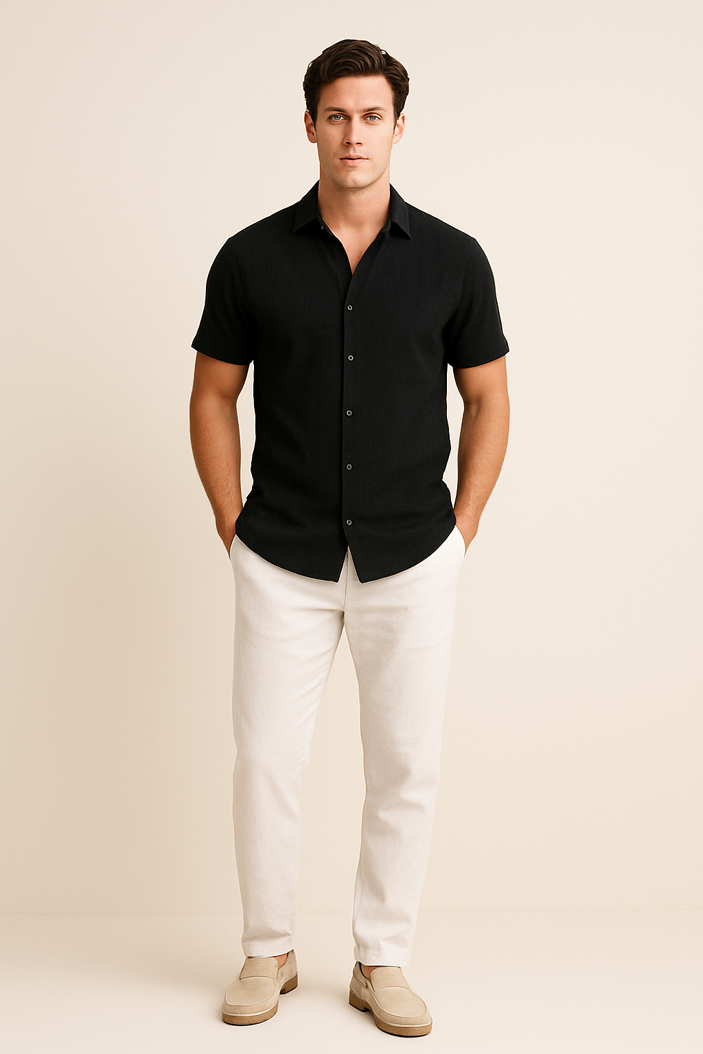 Ashford | Tom Casual Button-Down Shirt – Short Sleeve