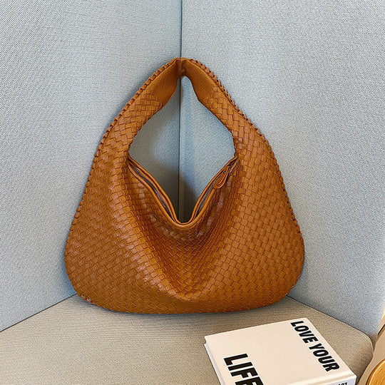 Ashford | Sólveig – Red Woven Shopper Bag for Women