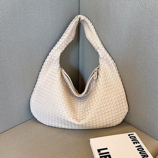 Ashford | Sólveig – Red Woven Shopper Bag for Women