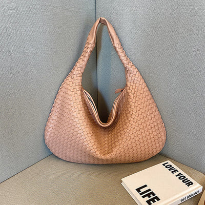 Ashford | Sólveig – Red Woven Shopper Bag for Women