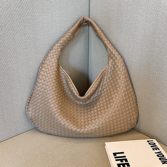 Ashford | Sólveig – Red Woven Shopper Bag for Women
