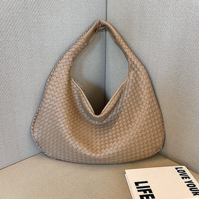 Ashford | Sólveig – Red Woven Shopper Bag for Women