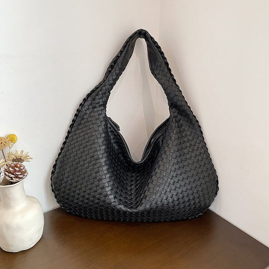 Ashford | Sólveig – Red Woven Shopper Bag for Women
