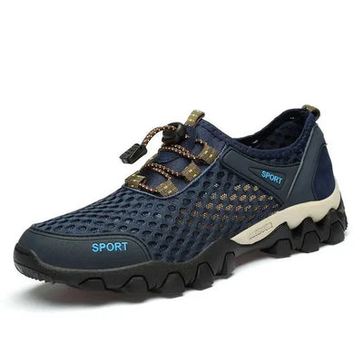 Ashford | Alfie – Mesh Trail Sneakers with Rugged Grip Sole - Ashford London Clothing