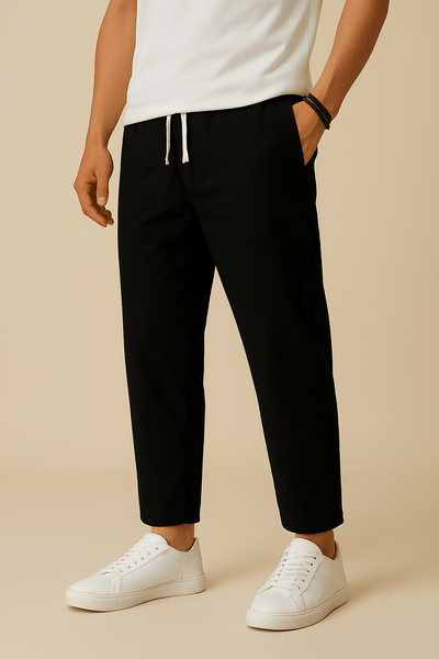 Ashford | Alicante Beach Lightweight Linen Style Trousers with Breathable Weave - Ashford London Clothing