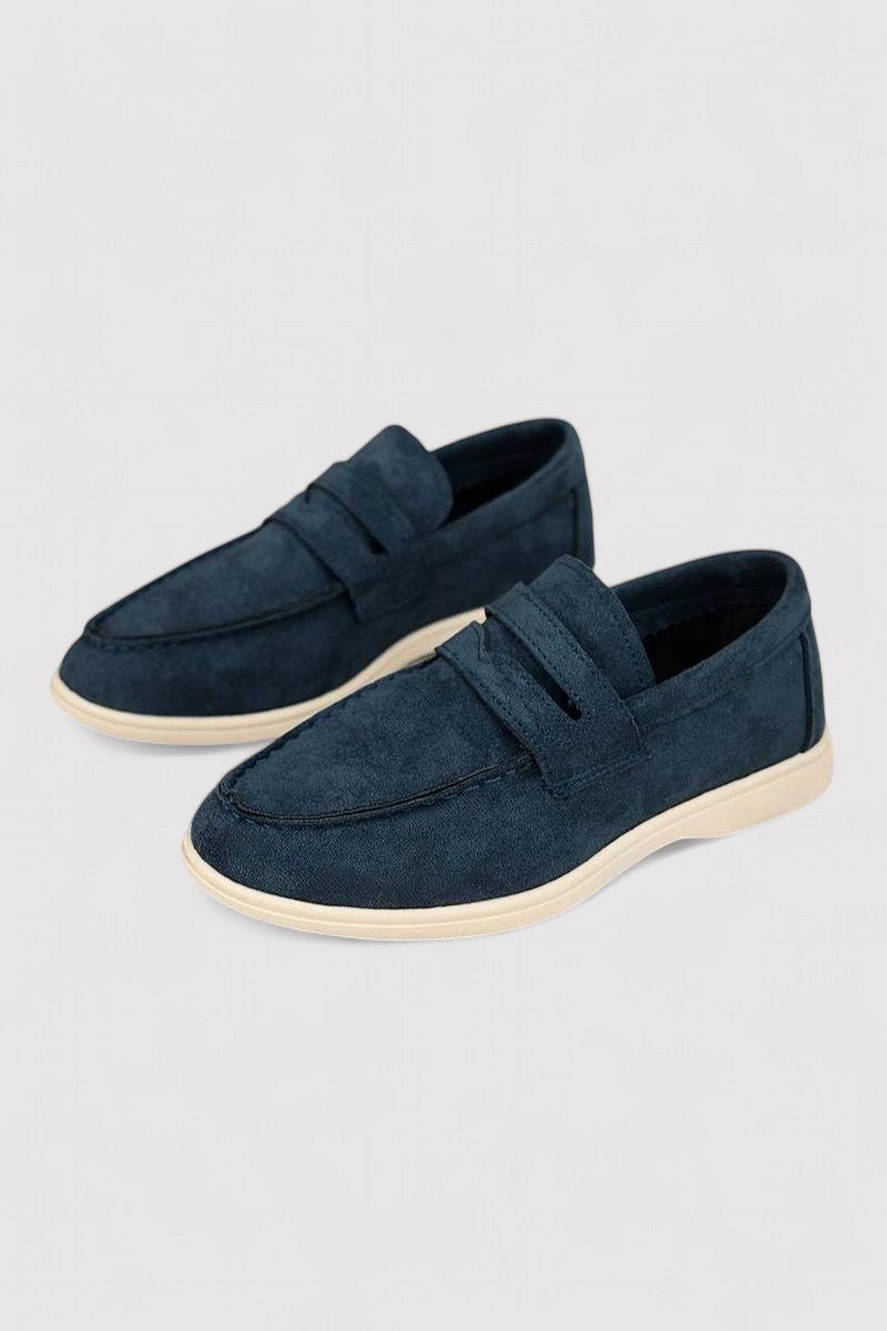 Ashford | Astrid – Women’s Soft - Brushed Fabric Loafers – Pointed Toe, Cushioned Insole - Ashford London Clothing