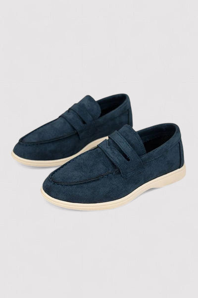 Ashford | Astrid – Women’s Soft - Brushed Fabric Loafers – Pointed Toe, Cushioned Insole - Ashford London Clothing