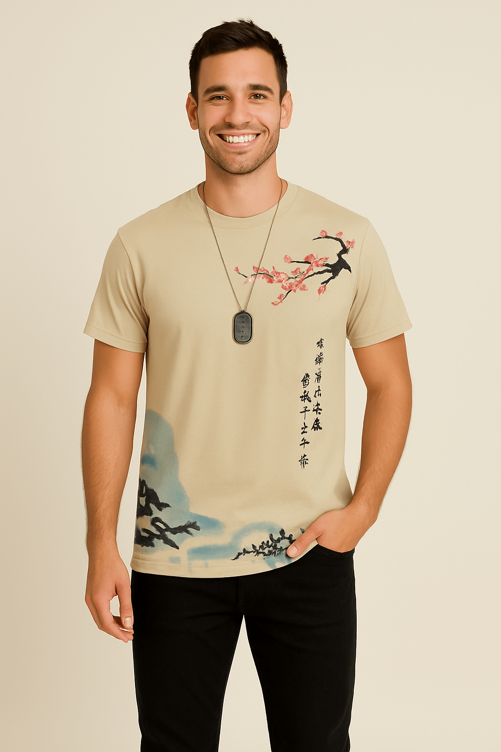 Ashford |Blossom Wave T-Shirt – Short Sleeve - Ashford London Clothing