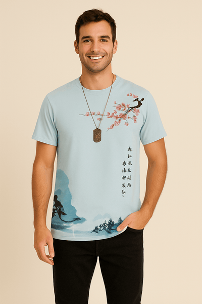 Ashford |Blossom Wave T-Shirt – Short Sleeve - Ashford London Clothing
