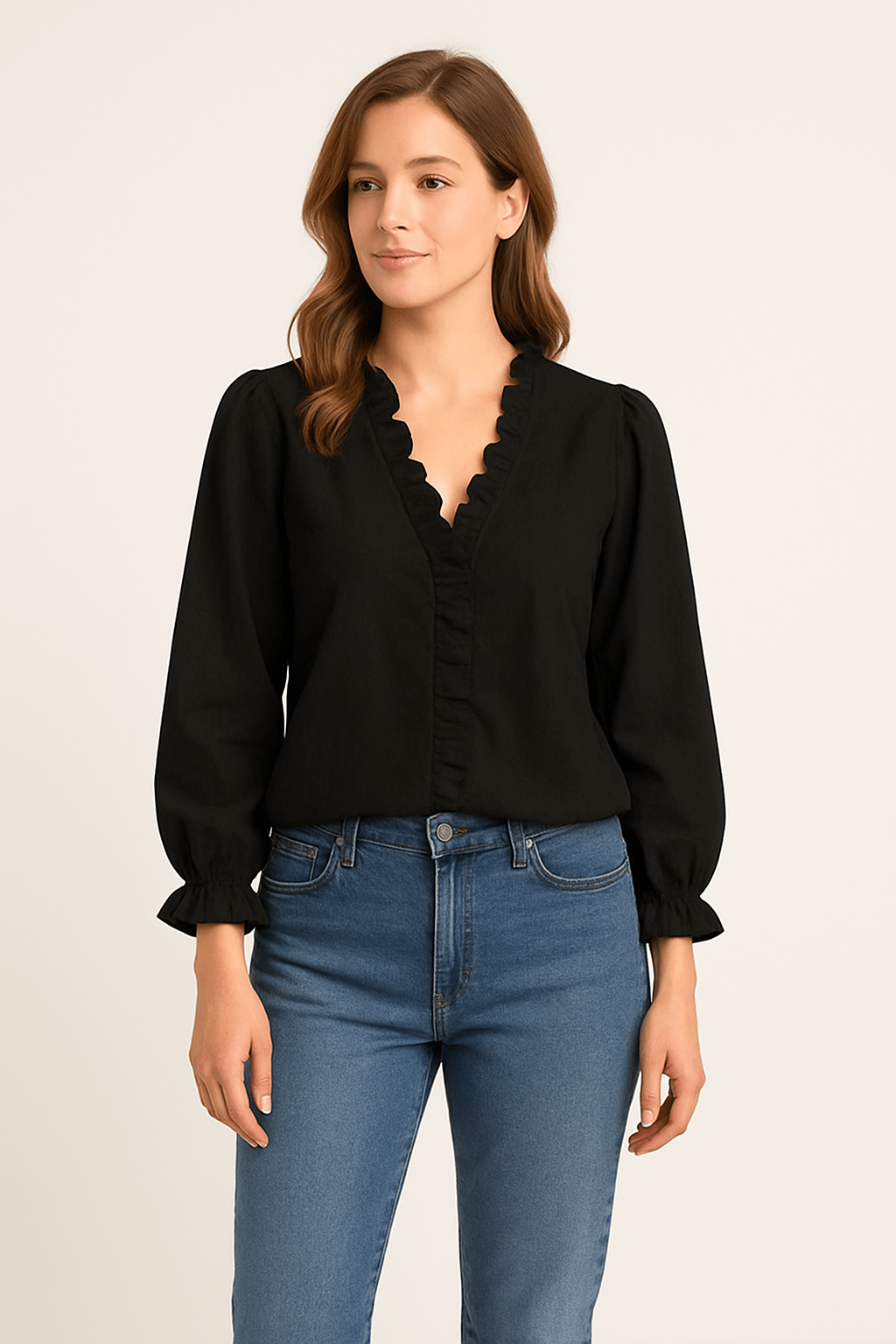 Ashford | Blouse – Ashford Timeless Chic Blouse With Soft Drape - Ashford London Clothing