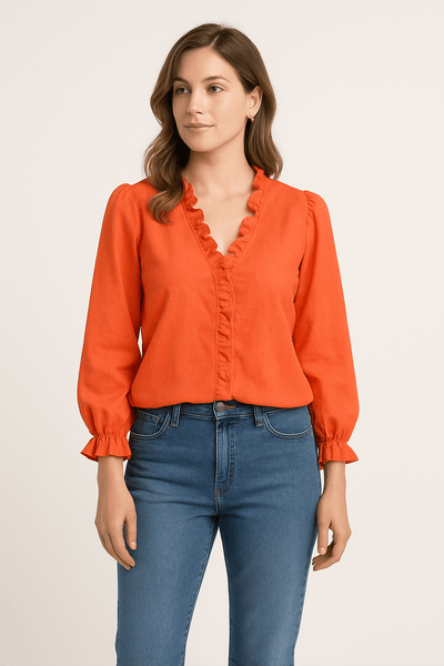 Ashford | Blouse – Ashford Timeless Chic Blouse With Soft Drape - Ashford London Clothing