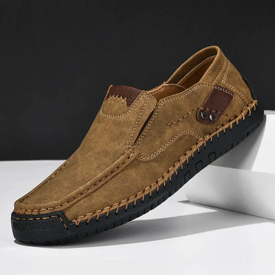 Ashford | Brodie – Men's Slip - On Leather Loafers with Modern Fit - Ashford London Clothing