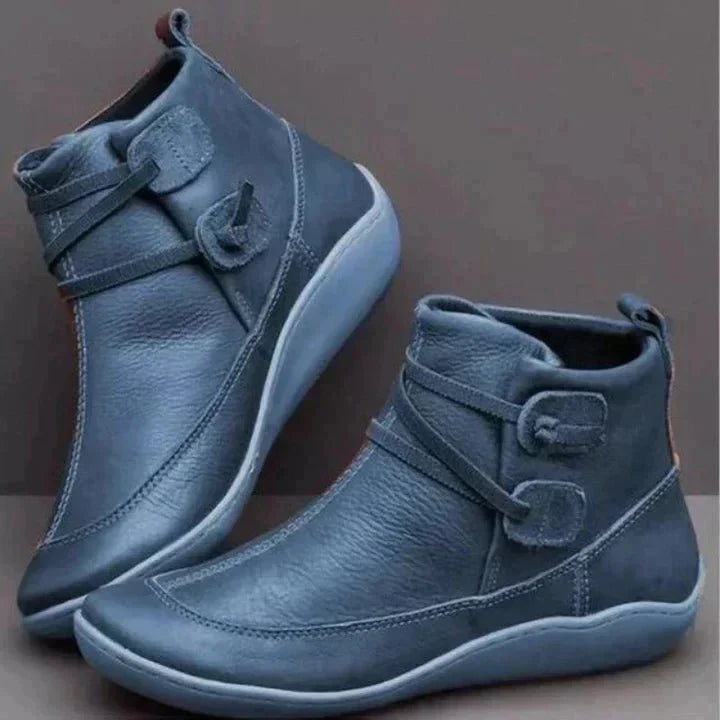 Ashford | Carys – Women’s Orthopaedic Mid-Top Boots with Buckle Strap Design