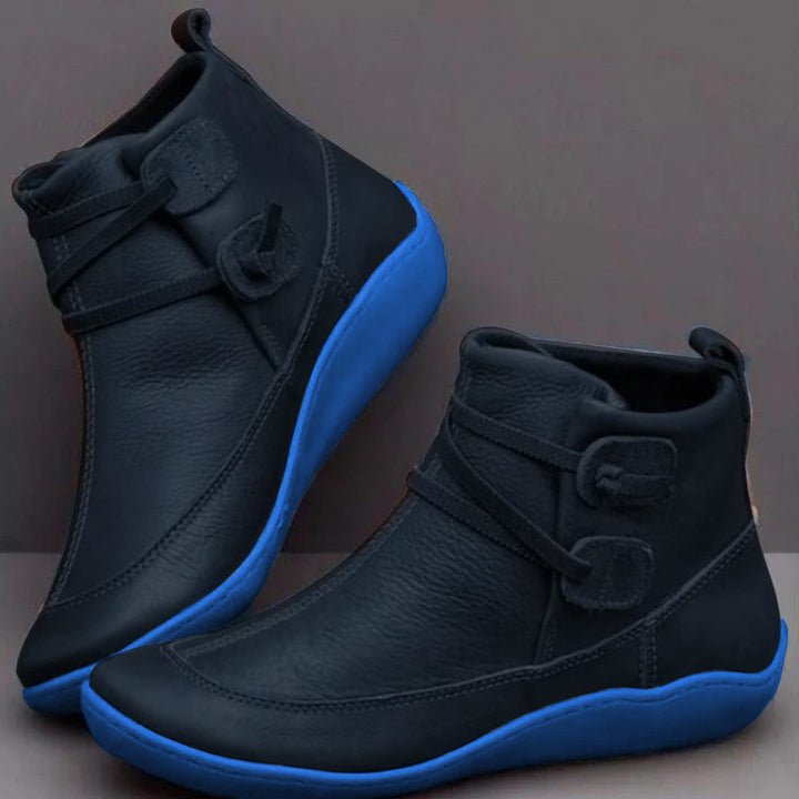 Ashford | Carys – Women’s Orthopaedic Mid-Top Boots with Buckle Strap Design