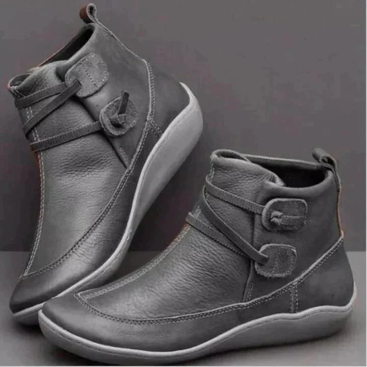 Ashford | Carys – Women’s Orthopaedic Mid-Top Boots with Buckle Strap Design