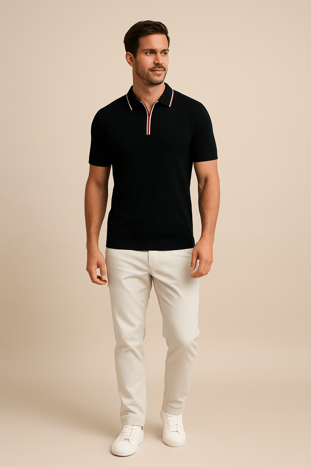 Ashford | Casual Polo Shirt – Waffle Knit Design for Everyday Wear - Ashford London Clothing
