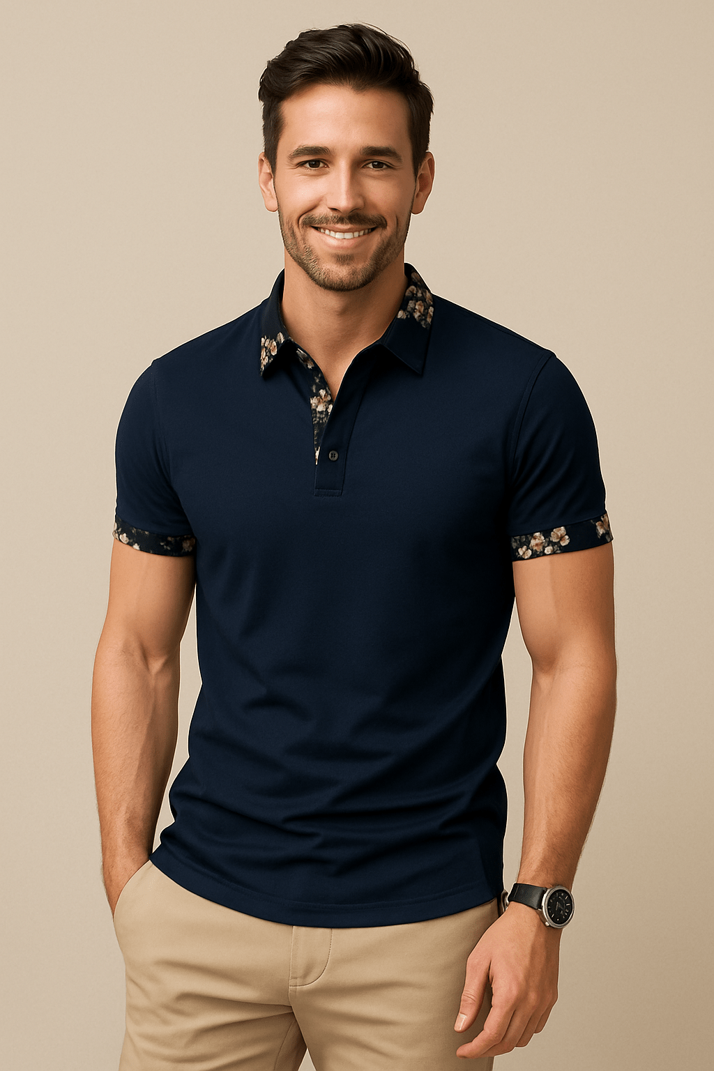 ASHFORD | Classic - Fit Breathable Fabric Polo Shirt - Ashford London Clothing