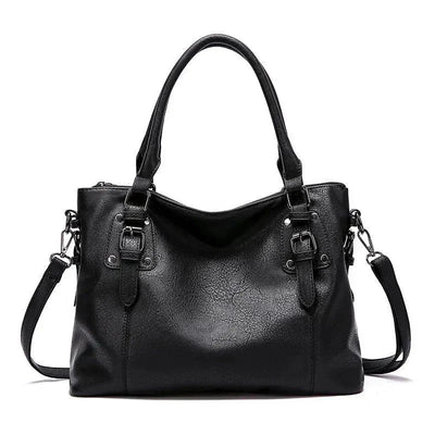 Ashford | Colette – Women’s Structured Synthetic Leather Handbag – Two - Way Carry - Ashford London Clothing
