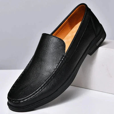 Ashford | Declan Men’s Leather Moccasins – Slip - On – Handstitched – Smart Casual - Ashford London Clothing