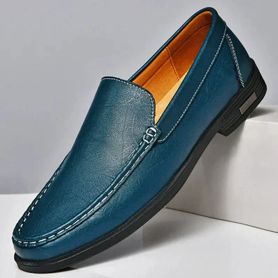 Ashford | Declan Men’s Leather Moccasins – Slip - On – Handstitched – Smart Casual - Ashford London Clothing