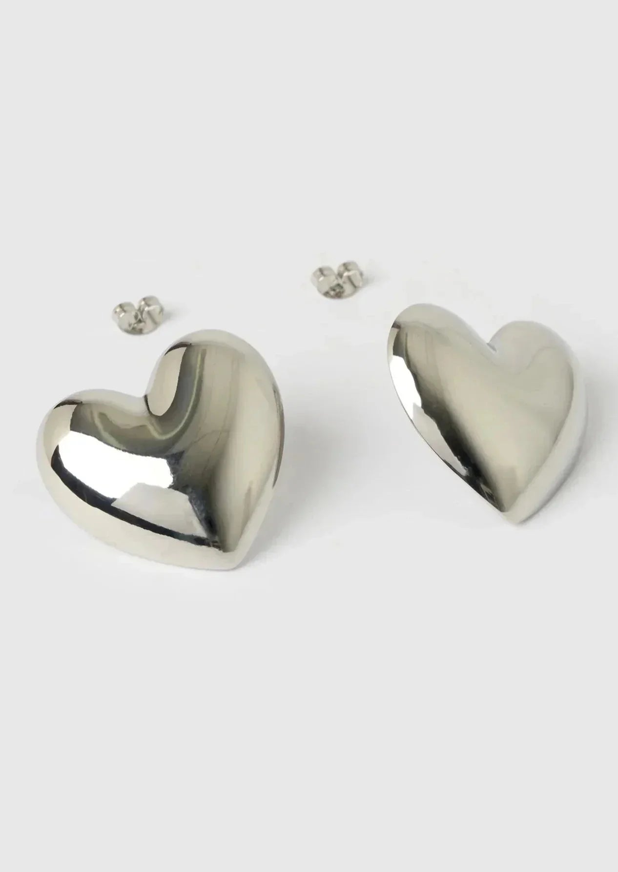 Ashford | Diana – Heart - Shaped Earrings with Durable PVD Coating - Ashford London Clothing