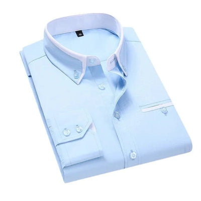 ASHFORD | Elegant casual long - sleeve shirt for men - Ashford London Clothing