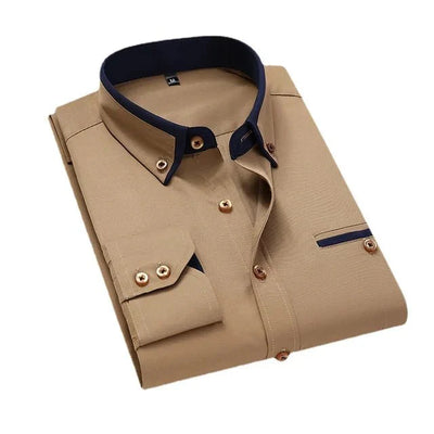 ASHFORD | Elegant casual long - sleeve shirt for men - Ashford London Clothing
