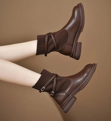 Ashford | Elfrid – Women’s Retro Platform Boots with Chunky Sole & Vintage Design