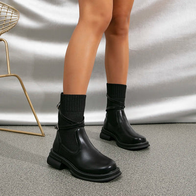 Ashford | Elfrid – Women’s Retro Platform Boots with Chunky Sole & Vintage Design