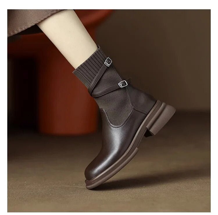 Ashford | Elfrid – Women’s Retro Platform Boots with Chunky Sole & Vintage Design