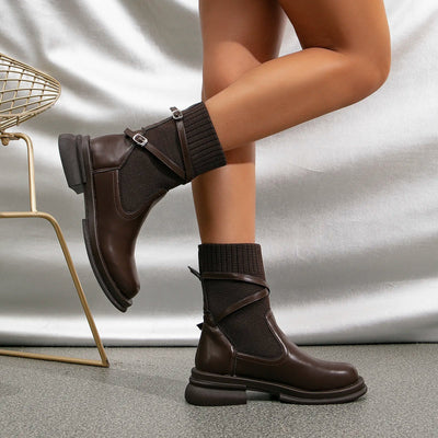 Ashford | Elfrid – Women’s Retro Platform Boots with Chunky Sole & Vintage Design