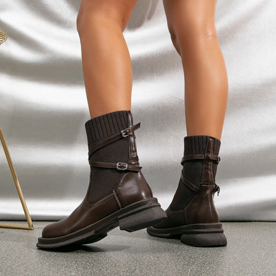 Ashford | Elfrid – Women’s Retro Platform Boots with Chunky Sole & Vintage Design