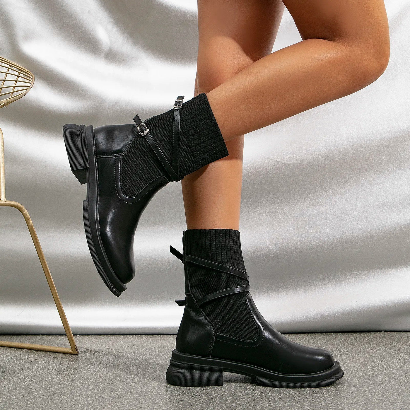 Ashford | Elfrid – Women’s Retro Platform Boots with Chunky Sole & Vintage Design
