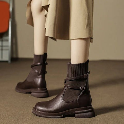 Ashford | Elfrid – Women’s Retro Platform Boots with Chunky Sole & Vintage Design