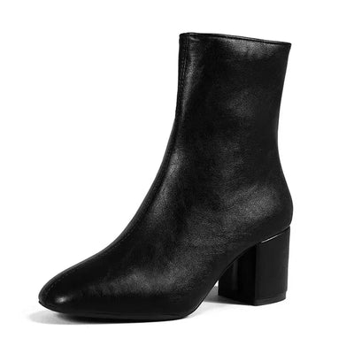 Ashford | Elida – Women’s High Heel Ankle Boots with Side Zip & Pointed Toe