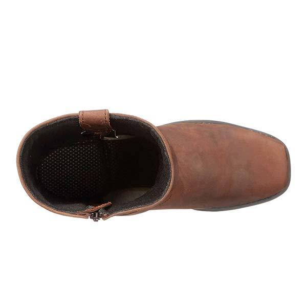 Ashford | Elise – Women’s Zip-Up Leather Ankle Boots with Sleek Silhouette