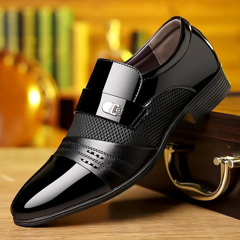 Ashford | Elliot Men’s Loafers – PU Leather – Pointed Toe – Year - Round Comfort - Ashford London Clothing