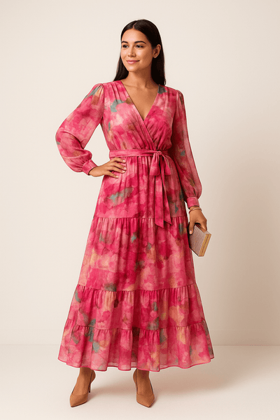 Ashford | Floral Maxi Dress - Ashford London Clothing