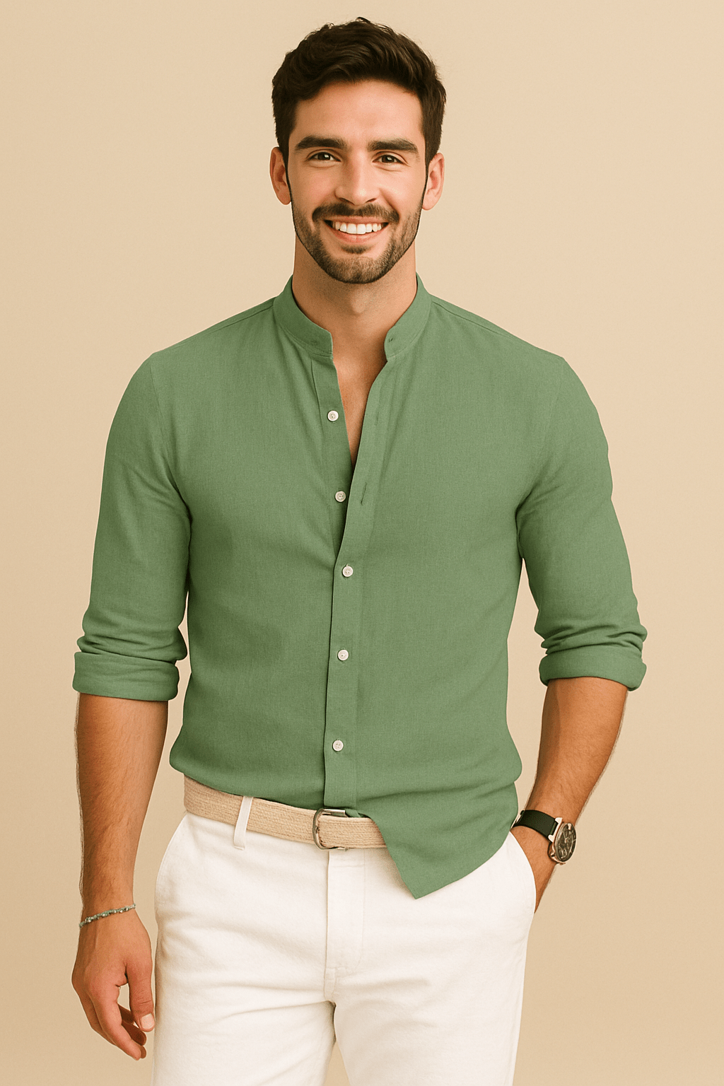 ASHFORD | Gerard Lightweight Breathable Casual Linen Button - Up Shirt - Ashford London Clothing