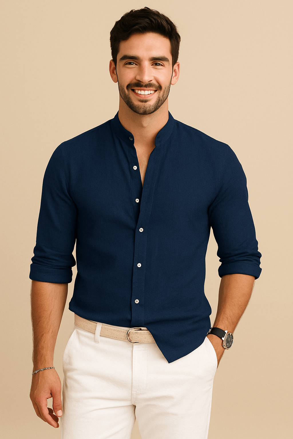 ASHFORD | Gerard Lightweight Breathable Casual Linen Button - Up Shirt - Ashford London Clothing