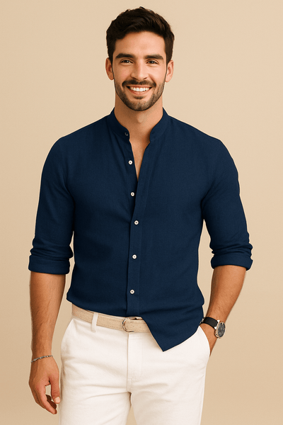 ASHFORD | Gerard Lightweight Breathable Casual Linen Button - Up Shirt - Ashford London Clothing