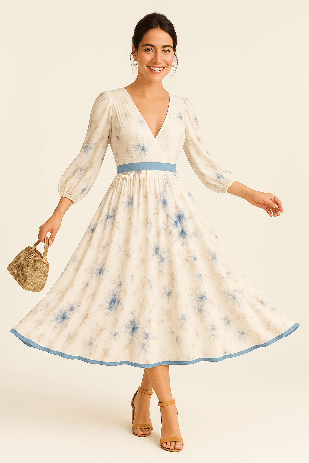 Ashford | Grace Midi Dress – Refined Elegance, Soft Fit, Everyday Confidence - Ashford London Clothing