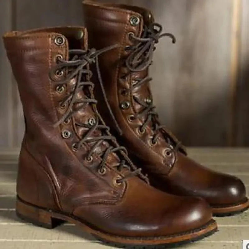 Ashford | Ingrid – Women’s Lace-Up Ankle Boots Durable Sole, PU Leather, Outdoor Style