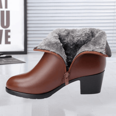 Ashford | Isolde – Women’s Suede Ankle Boots with Side Zip & Cushioned Insole