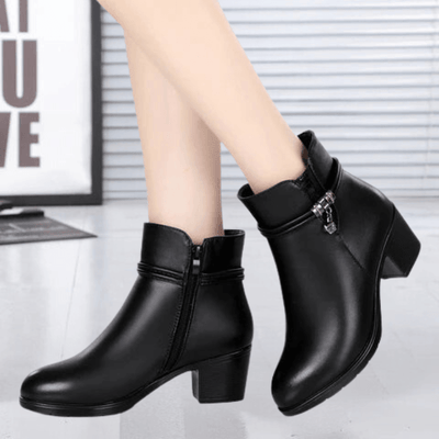 Ashford | Isolde – Women’s Suede Ankle Boots with Side Zip & Cushioned Insole