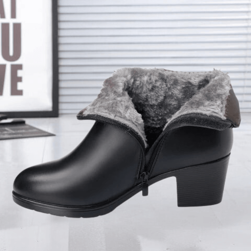 Ashford | Isolde – Women’s Suede Ankle Boots with Side Zip & Cushioned Insole
