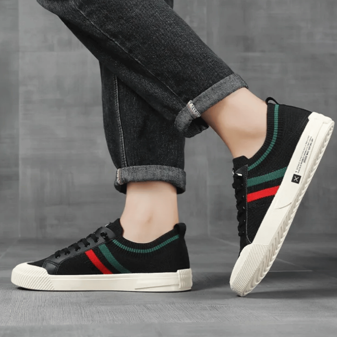 ASHFORD | John Casual Men’s Sneakers in Breathable Knit – Lace - Up - Ashford London Clothing