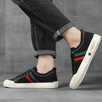 ASHFORD | John Casual Men’s Sneakers in Breathable Knit – Lace - Up - Ashford London Clothing
