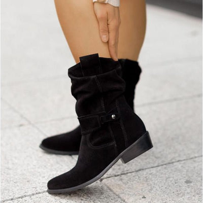 Ashford | Lana – Women’s Ankle Boots with Side Zipper – Casual Oval Toe
